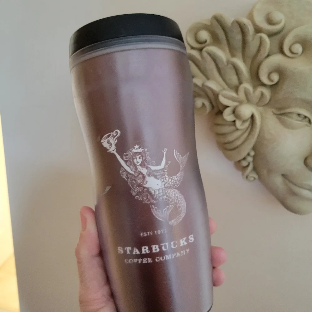 2001 Starbucks Insulated Coffee Tumbler ~ Mermaid ~ Great Y2K-ish Item! FINAL!